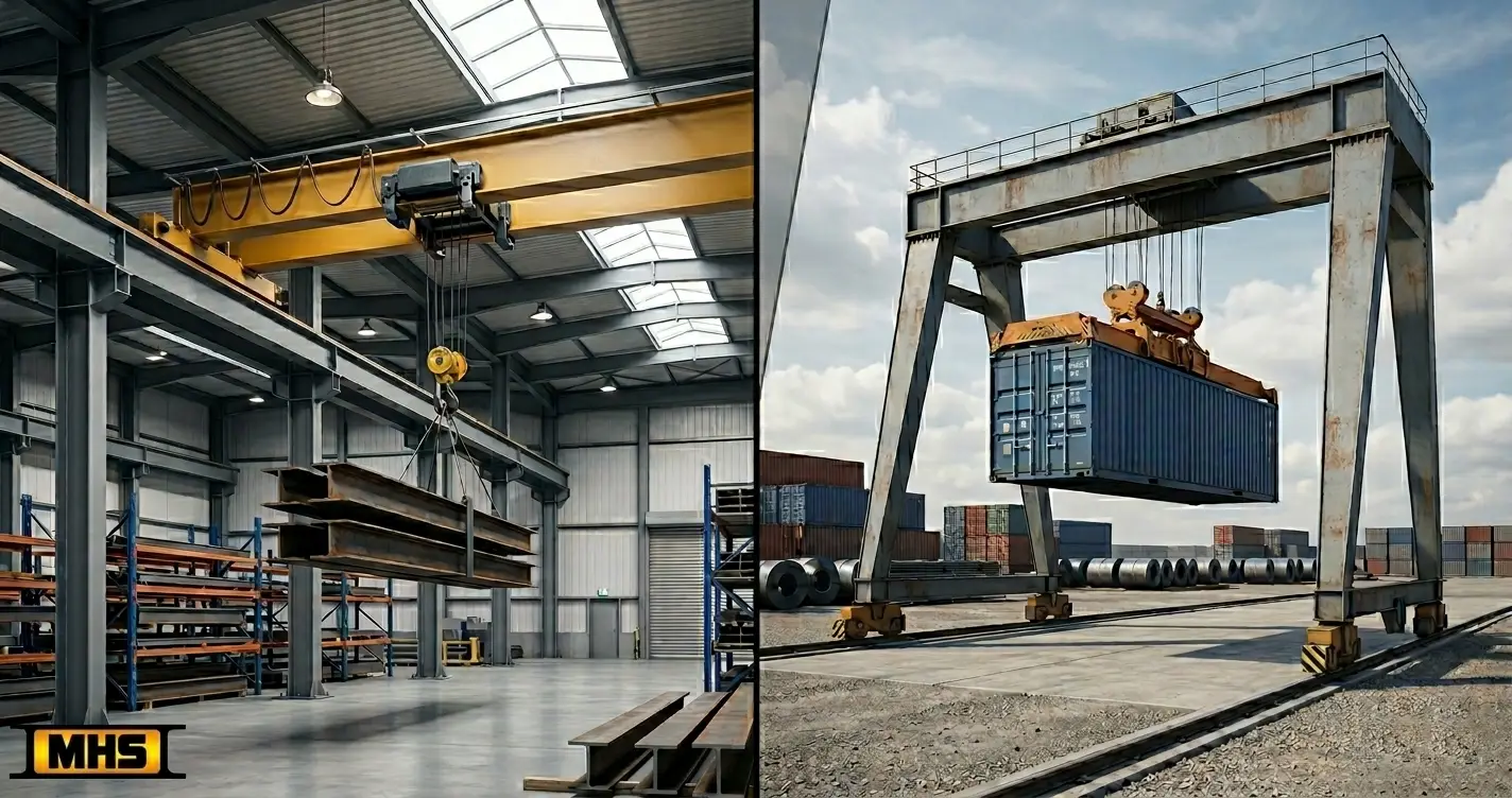 Overhead Crane vs Gantry Crane