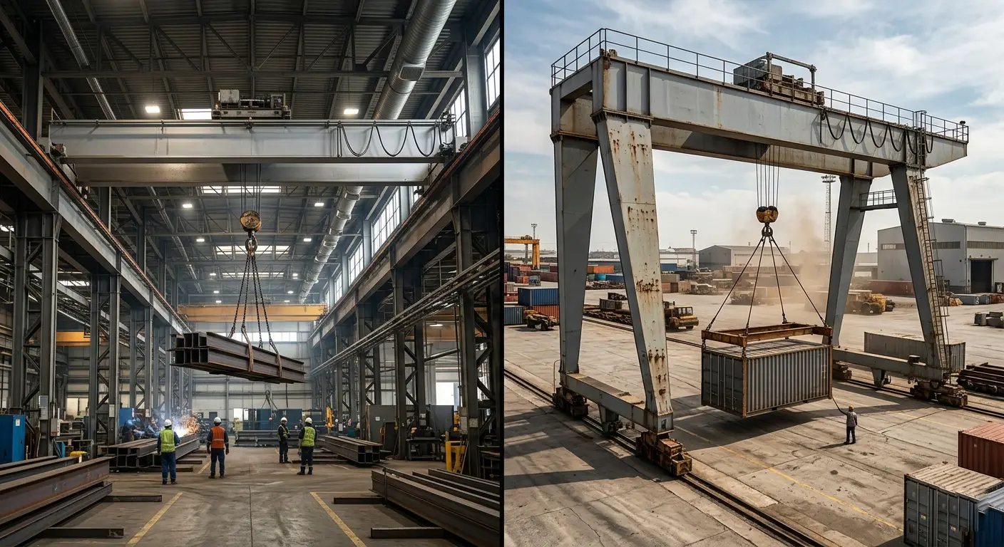 Uses and Applications of Overhead and Gantry Cranes