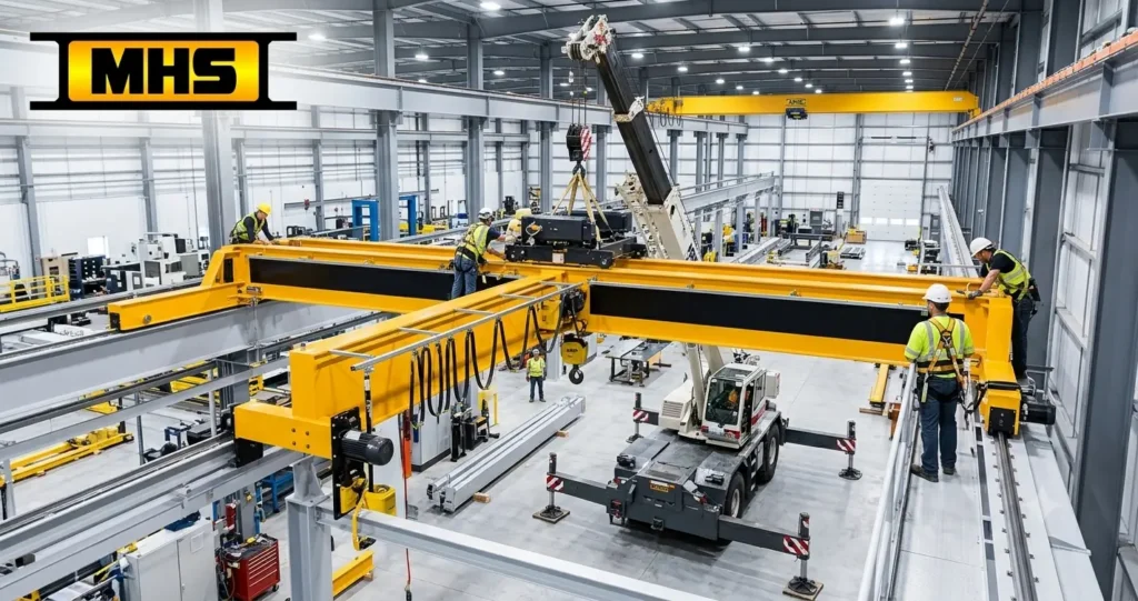 overhead crane installation