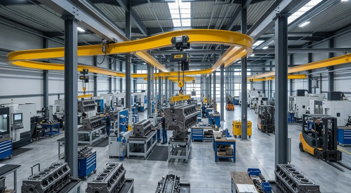 Benefits of Using a Monorail Crane System